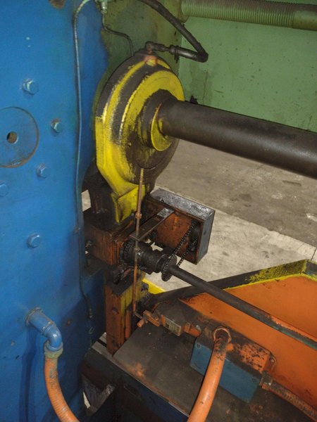 55 TON X 10&#039; WYSONG MODEL #55-8 MECHANICAL PRESS BRAKE: STOCK #22730