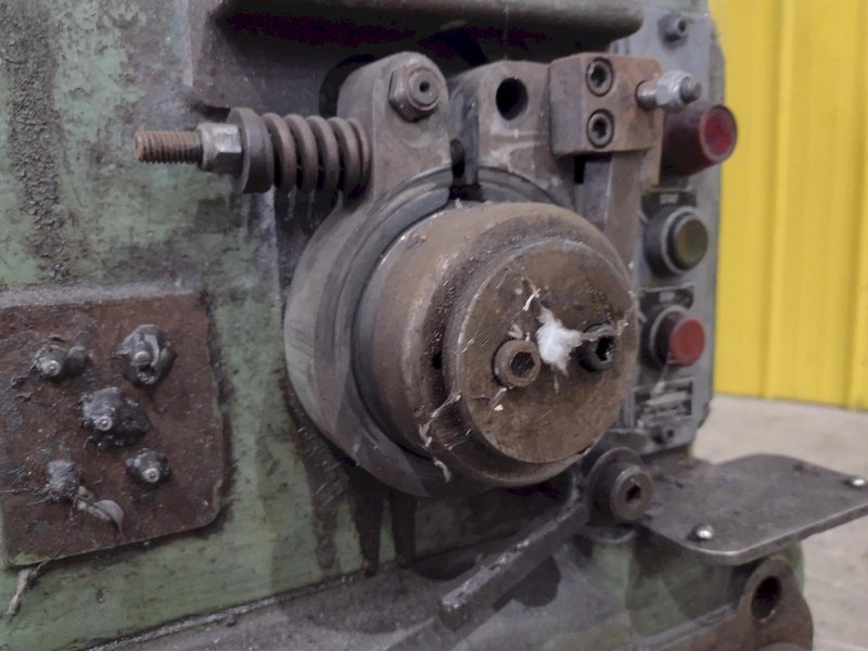 6 TON TISHKEN 2 POST MODEL #CO-2HW CUT OFF PRESS 1.5&quot; STROKE: STOCK #23570