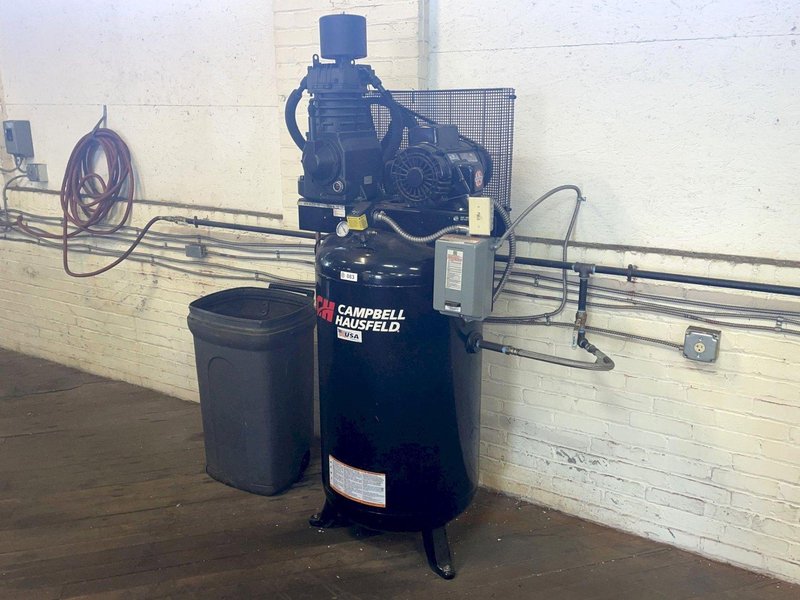 5 HP CAMPBELL HAUSFELD VERTICAL AIR COMPRESSOR: YOBRO #24395