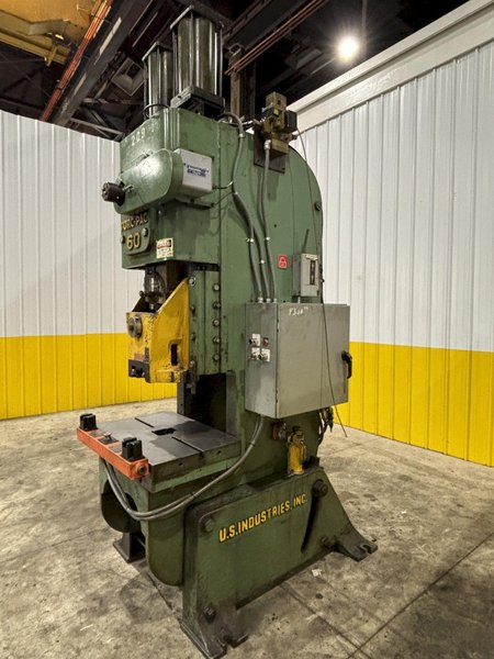 60 TON TORC-PAC USI CLEARING OBI PRESS 6" STROKE: STOCK #22824