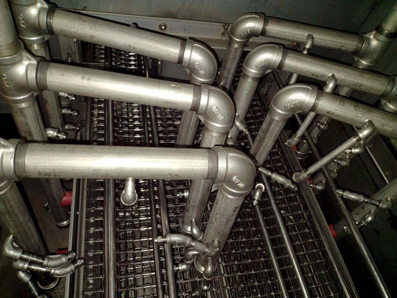24" WIDE FPI SYSTEMS MODEL #CBW-24 STAINLESS STEEL CONVEYOR TYPER PASS-THROUGH PARTS WASHER: YOBRO #25173