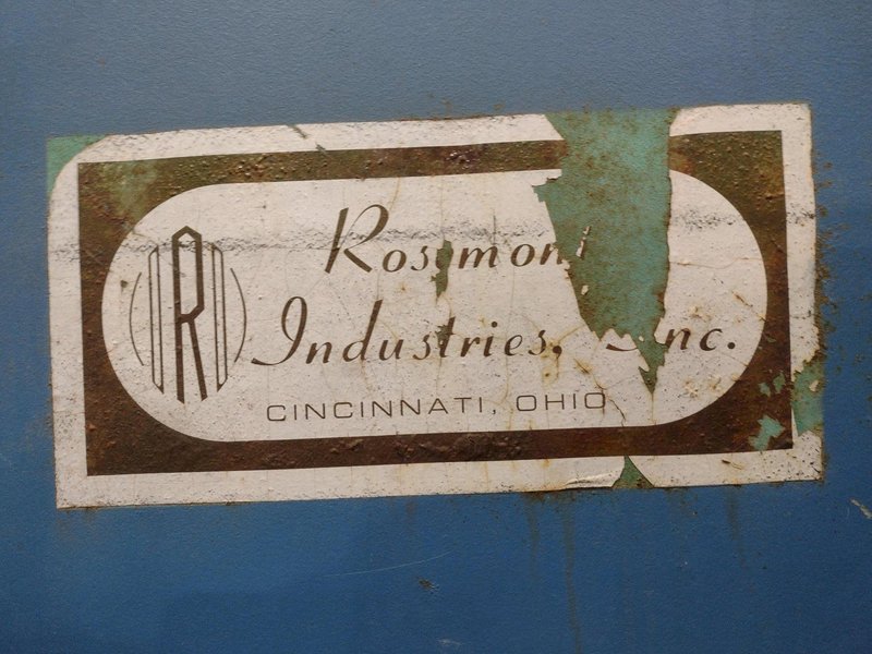 ROSEMONT MODEL #RDO 8-4 WASHER: YOBRO #24607