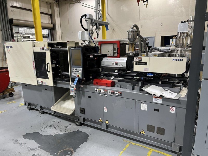 Nissei Used FNX110IIIA-12A Injection Molding Machine, 121 US Ton, 4.3 oz., yr. 2018