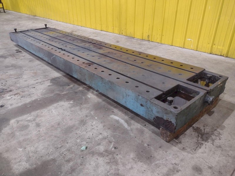 138&quot; X 30&quot; X 6.25&quot; T-SLOTTED LAYOUT PLATE / TABLE: STOCK #23626