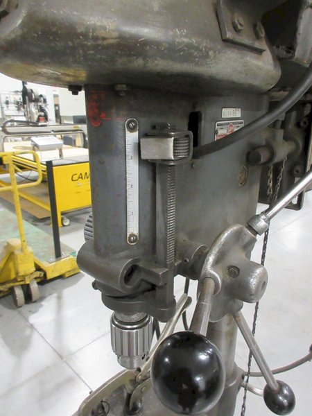 Atlas Model 1060 15" Drill Press On Shop Made Portable Stand with Screw Down Leveling Feet, 115/230 V Single Phase- Auction Item