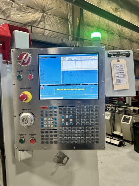 Haas TM-1P with 4th Axis Used CNC Vertical Machining Center For Sale - 2013