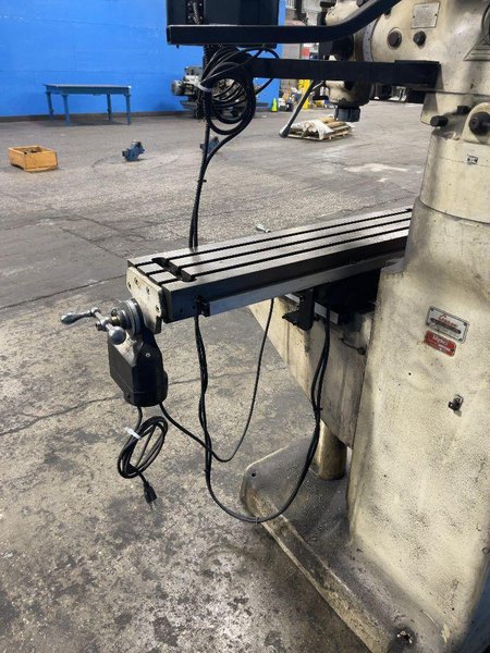 BRIDGEPORT 42” X 9” VERTICAL MILL