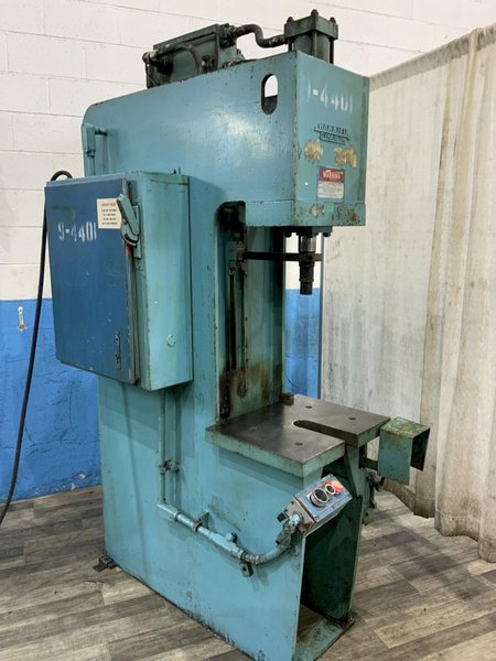 12-TON HANNIFIN MODEL 0GF-12D HYDRAULIC C-FRAME PRESS: STOCK #81390