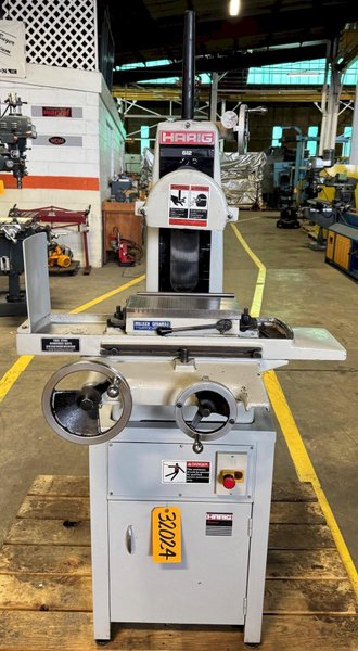 6" x 12" Harig Surface Grinder No. 612, Hand, Chuck, 1.5 HP, Nice
