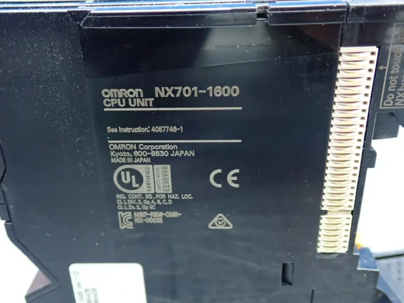 OMRON PLC CPU MODULE  -  NX701-1600