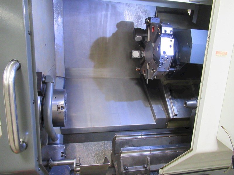 Haas ST-30 CNC Turning Center, Live Milling, 12 Station Turret, 3400 RPM Spindle, Tailstock, Chip Conveyor, Tool Presetter, Bar Feed