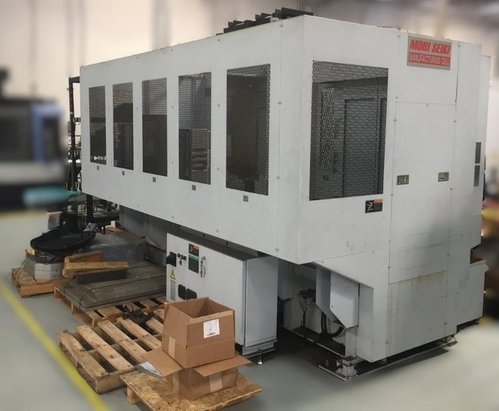 Mori Seiki NH4000DCG HMC 2010 - 6-Pallet FMS System, 4th Axis, 180 ATC