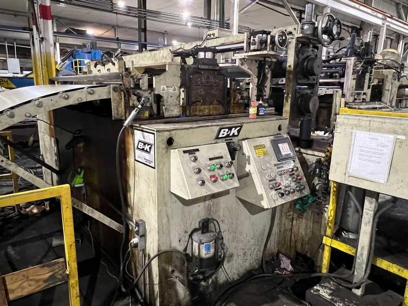 72" x 0.135" x 40,000# B &amp; K Cut To Length Line