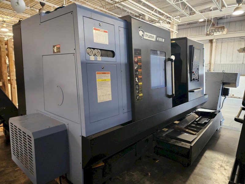 Doosan Puma 4100MB CNC Lathe, 2023 – Live Tooling, Tool Presetter, Tailstock (2)