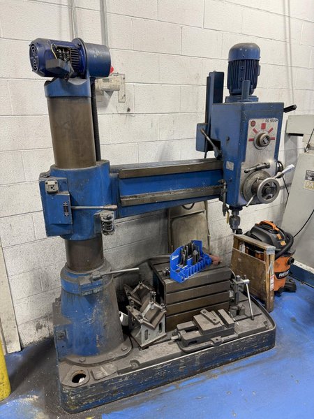 3&#039; X 9&quot; BERGONZI MODEL 1000 RADIAL ARM DRILL. STOCK # 0890025