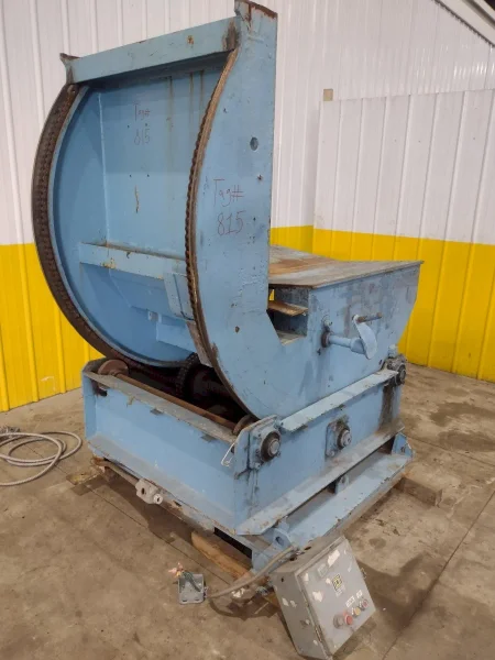 6,000 LBS x 42" BRANER POWERED COIL UPENDER FLIPPER: STOCK # 4393