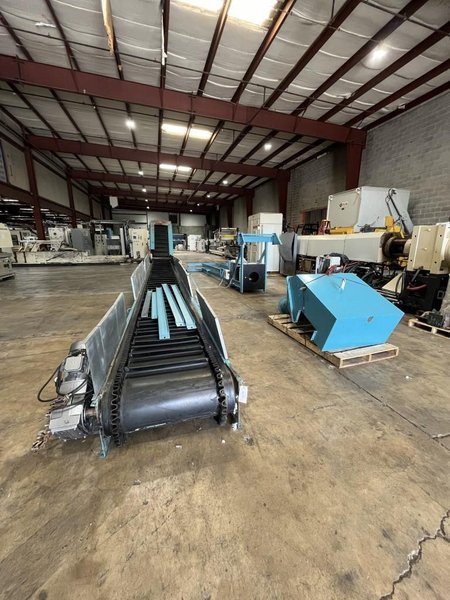 Bunting Used Magnetic Separator System and Conveyor, 26&quot; Wide, yr. 2012