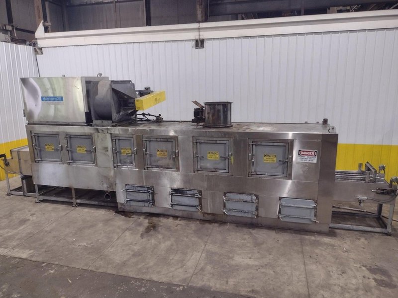 24" WIDE FPI SYSTEMS MODEL #CBW-24 STAINLESS STEEL CONVEYOR TYPER PASS-THROUGH PARTS WASHER: YOBRO #25173