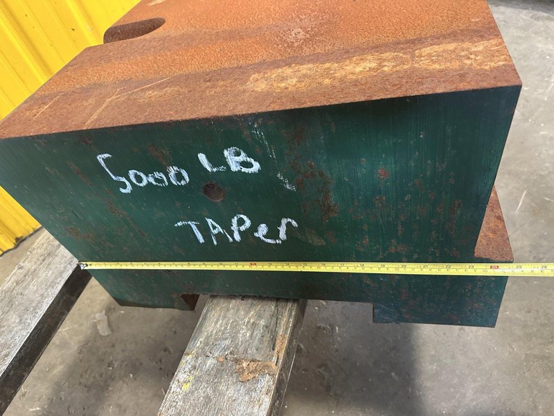 23&quot; X 16&quot; CECO #23 DIE FORGER ANVIL CAP SOW BLOCK: STOCK 13922