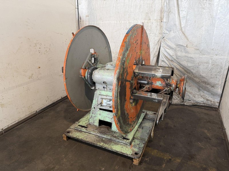 2,500 LB X 12" LITTELL #25 DOUBLE-END PULL OFF COIL REEL UNCOILER. STOCK # 0434726
