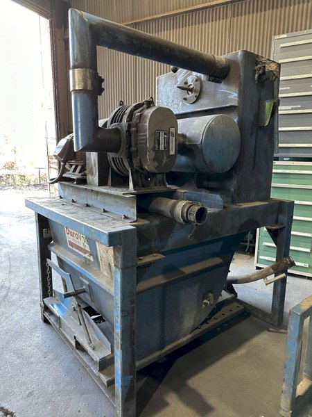 25 HP DUROVAC MODEL #PLCV25 PORTABLE INDUSTRIAL VACUUM SYSTEM: STOCK #21902