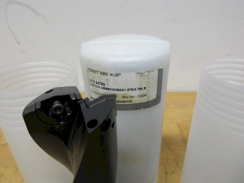 Komet ABS63 KUB Trigon Inserted Drill Bodies (8pcs), Large Diameters ***All New In Packages***- Auction Item