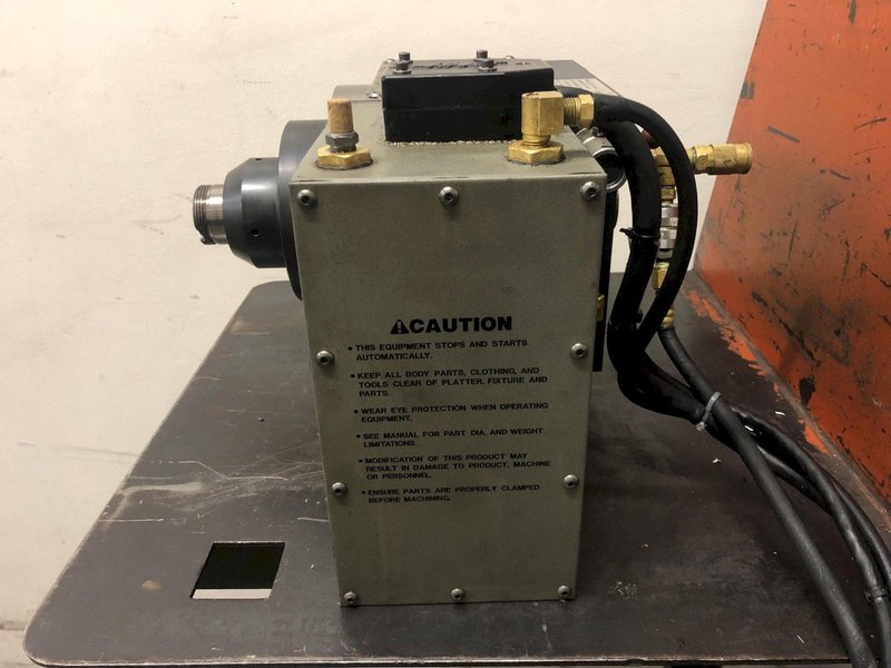 HAAS HRTA6 HRT210 4th-Axis Rotary Table with 5C Spindle Nose, Pneumatic 5C Collet Closure
