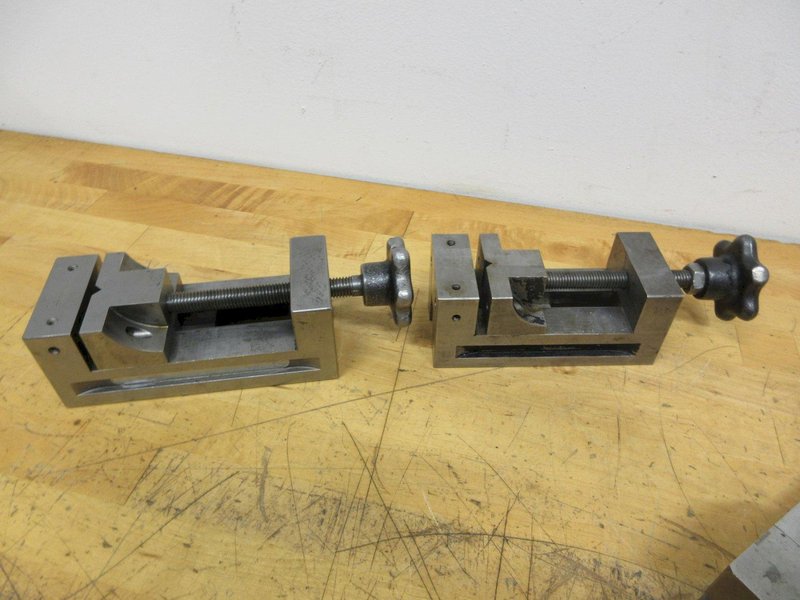 Tool Makers Precision Vises 3", 2.5", 2625" Widths, and 2.75" x 2.5" x 1.75" Vee Block- Auction Item