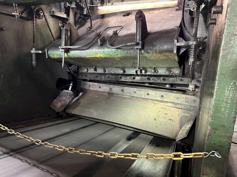 6' X 3/4" PACIFIC HYDRAULIC PLATE SHEAR: STOCK #23760