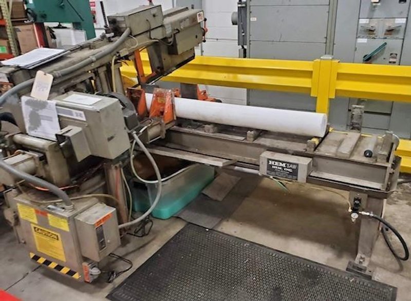 12.75&quot; x 12.75&quot; HEM H90A-1  Automatic Horizontal Band Saw Stock# 2783