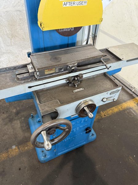 6" X 18" PARKER MAJESTIC NO. 2 HANDFEED SURFACE GRINDER w/ KIN JUNG " PERMANENT MAGNETIC CHUCK. STOCK #0310323.