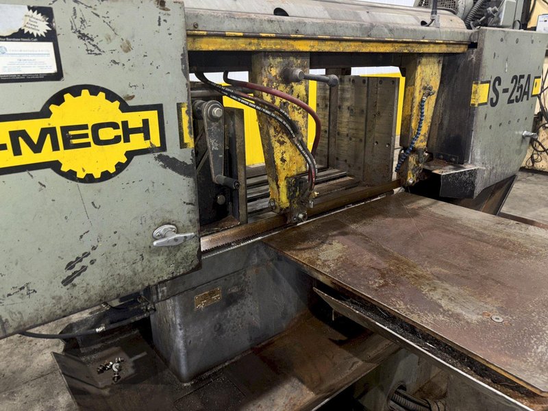 18&quot; X 27&quot; HYDMECH MODEL #S-25A AUTOMATIC HORIZONTAL MITER SAW WITH NESTING: STOCK #23698