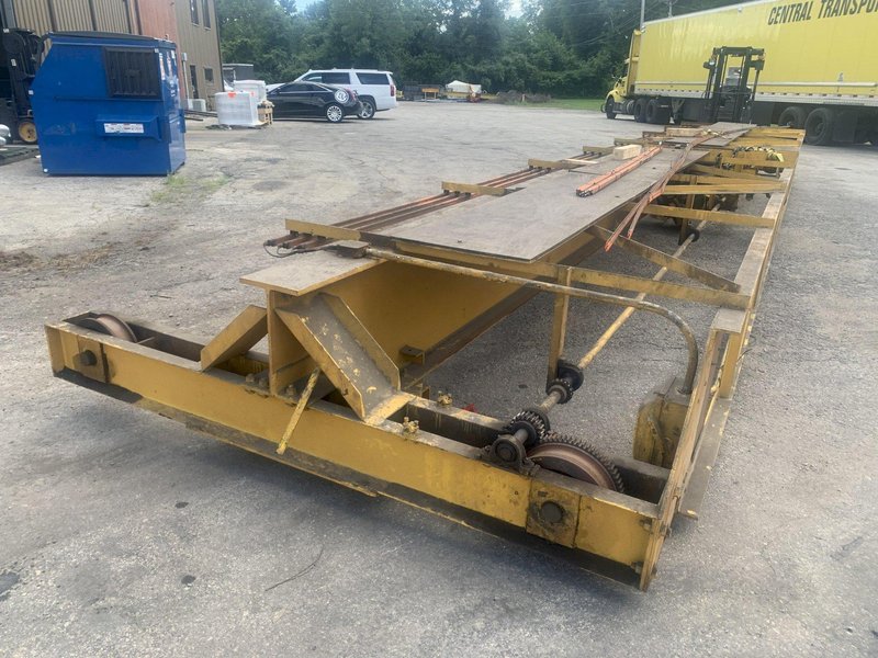 10 TON X 36' INDUSTRIAL CRANE &amp; EQUIPMENT CO TOP RUNNING SINGLE GIRDER CRANE: STOCK 13049