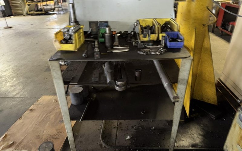 48" X 24" YODER HORIZONTAL BORING MILL WITH TOOLING. STOCK # 0545626