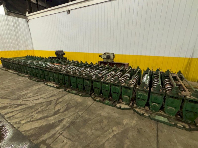 36" HI-RIB (7.2 TYPE) PANEL RAFTED ROLLFORMER LINE;  INCLUDES UNCOILER, ROLLFORMER &amp; FLYING CUTOFF SHEAR: YOBRO #24156