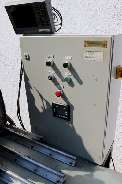 5' X 38' ASESORIA DOUBLE END TUBE CRIMPING MACHINE: STOCK #71046