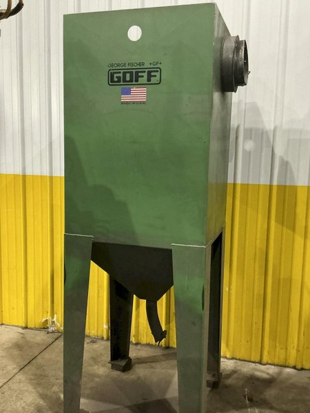 6 CU FT GOFF MODEL #6BB RUBBER BELT TUMBLE TYPE BLAST MACHINE: YOBRO #25035