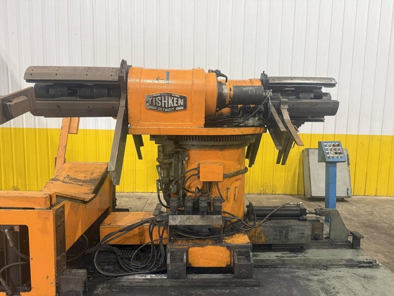 15,000 LB X 16" TISHKEN MODEL #HR-160 DOUBLE END REEL &amp; CAR: YOBRO #25253
