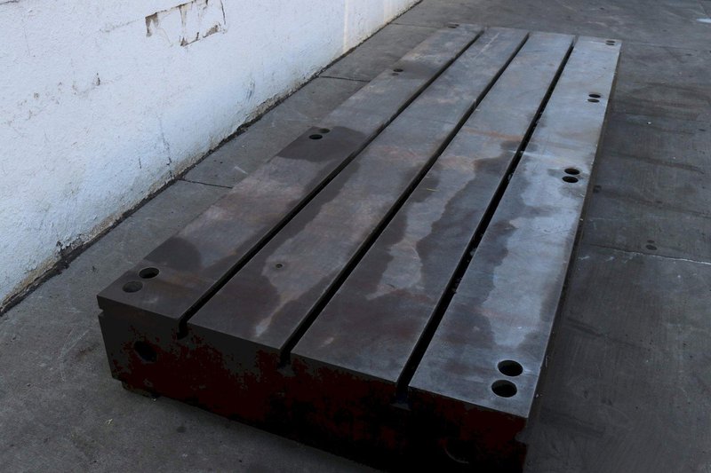 144&#039; X 48&#039; WIDE X 12-1/2&#039; THICK T SLOTTED FLOOR PLATE; STOCK #73253