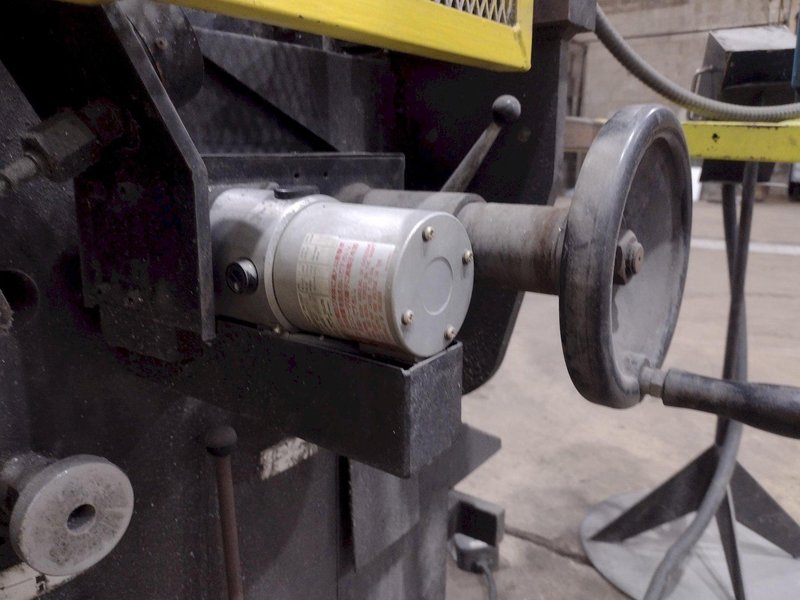 50 TON x 6' AMADA MODEL #RG50 HYDRAULIC PRESS BRAKE NC9-EX CONTROL, 1987: STOCK #19273