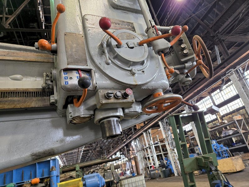 5' X 19" CINCINNATI-BICKFORD SUPER SERVICE RADIAL ARM DRILL. STOCK # 0983426