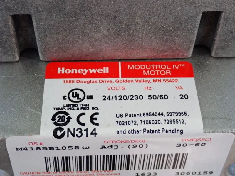 HONEYWALL MODUTROL IV MOTOR   -  M4185B1058