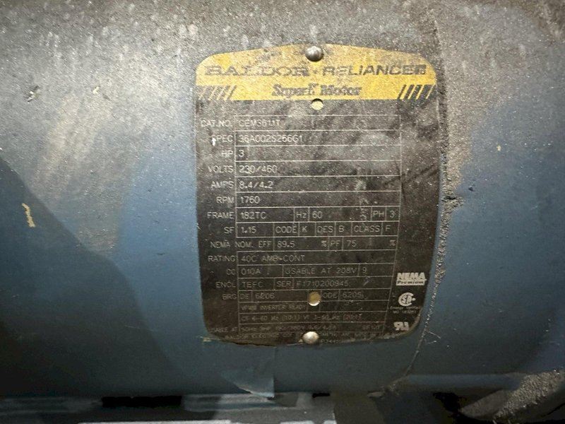 48&quot; TABLE VIKING MODEL #4812CT CONTINUOUS SHOT BLAST PARTS CLEANING SYSTEM, NEW IN 2017: STOCK #22469