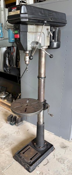17&quot; Jet Drill Press, Floor Model , 2 M.T., 3/4 HP, 1 Phase