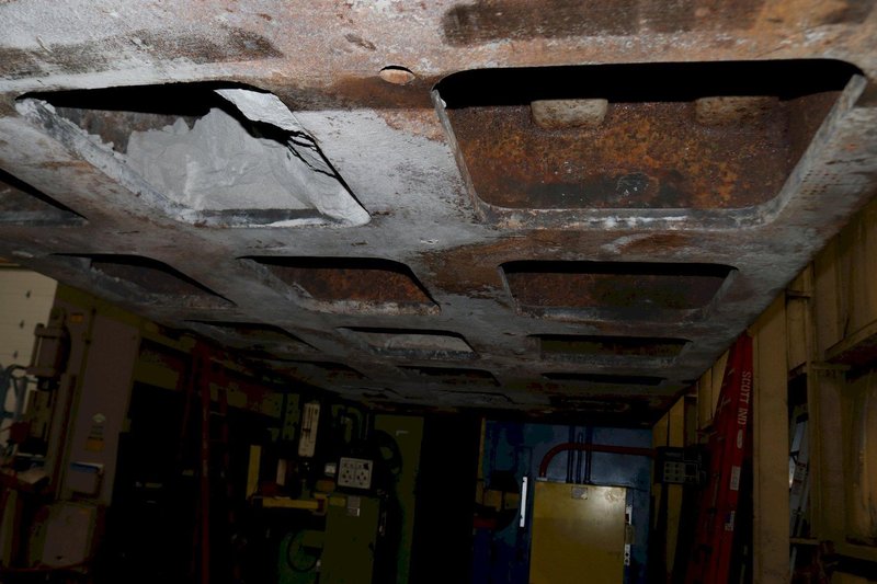 STEEL LAYOUT TABLE WITH T SLOTS: STOCK #73825