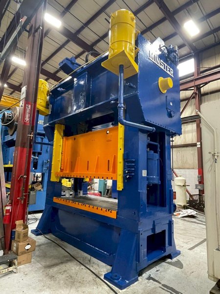 400 ton Minster E2-400-108-54 Hevi-Stamper Straight Side Mechanical Metal Stamping Press, Rebuilt
