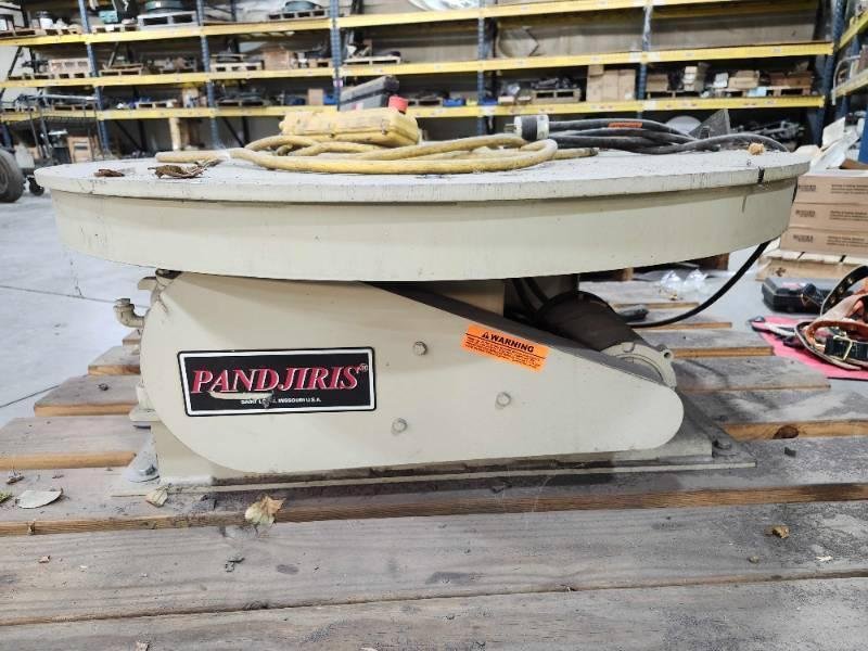 12,000 LBS X 48" PANDJIRIS MODEL MT-120-4.5 POWERED ROTARY TABLE WELDING POSITIONER, 115V: STOCK #22644