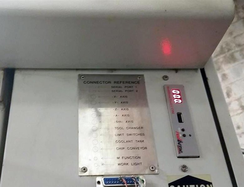 Haas VF-8 VMC, 1996- USB Upgrade, 4th Axis Wired, Tooling