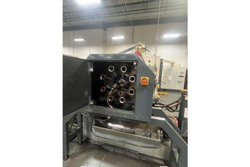 ZPS Mori-Say 8/42 42-mm 8-Spindle CNC Screw Machine, 2015 – Y-Axis Stations, 3 Live Tools, Motorized Bar Feeder, Jorgenson Chip Conveyor