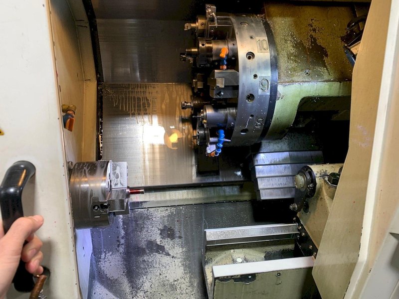 2007 DMC 6TM CNC Lathe C-Axis &amp; Live Milling w/Fanuc, Tailstock